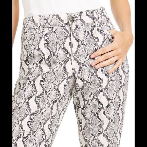 INC Curvy Fit Slim Snake Print Jeans Size 12 NWT - Picture 2 of 8